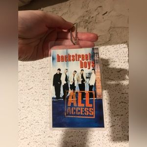 Vintage 1998 Backstreet Boys All Access backstage pass